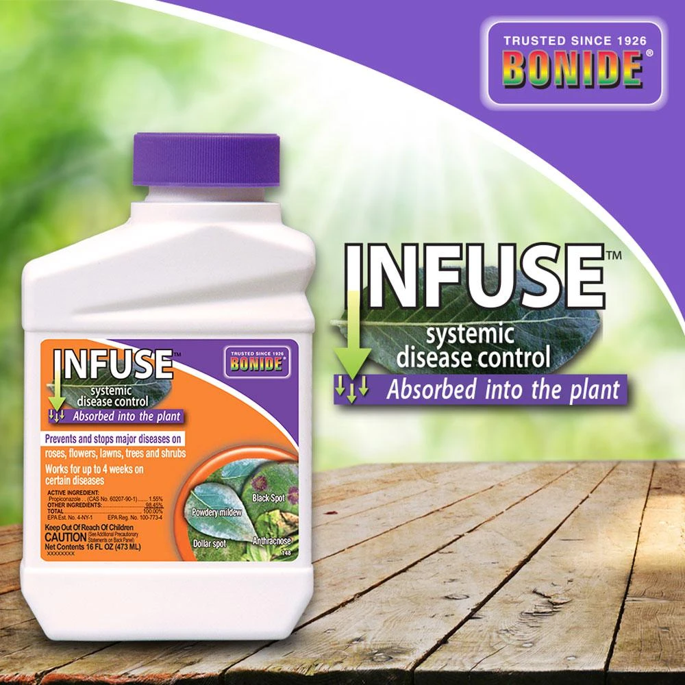 Bonide Infuse Systemic Disease Control Concentrate 1 Bonide Infuse Systemic Disease Control Concentrate