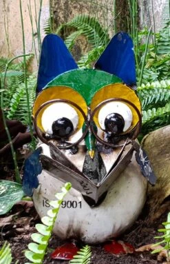 Think! Owl Scholar Sculpture